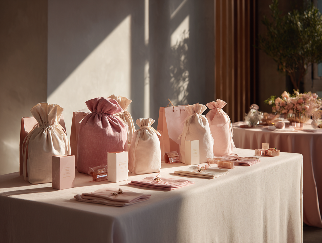 an Aesthetic Wedding Gift Bag Set