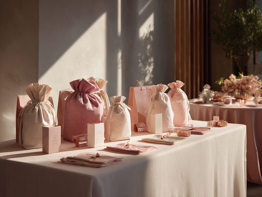 an Aesthetic Wedding Gift Bag Set