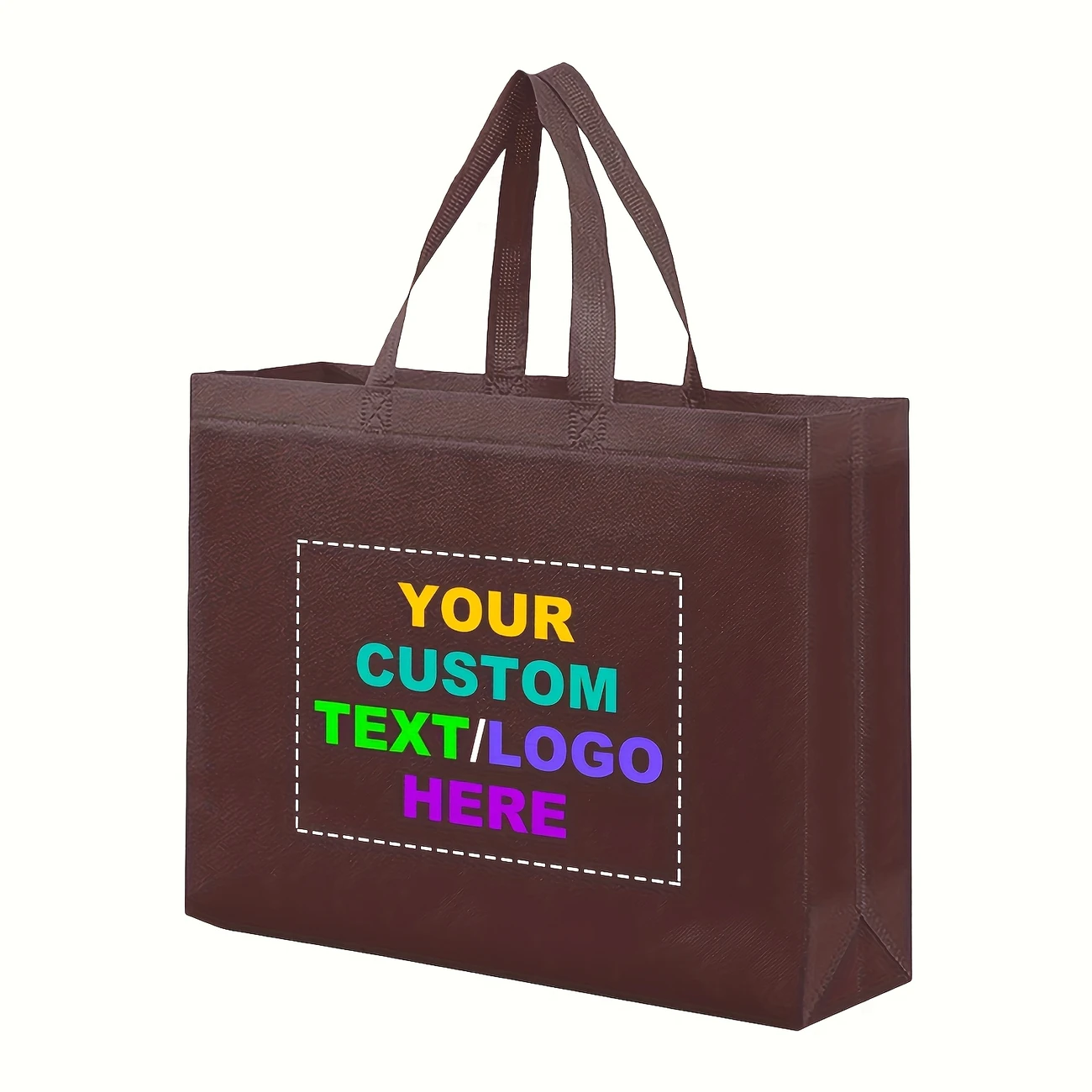 Non woven tote bag customized shopping eco-friendly bag packaging training class promotion customized advertising bag printing logo