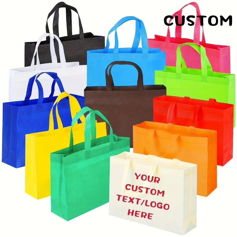 Non woven tote bag customized shopping eco-friendly bag packaging training class promotion customized advertising bag printing logo