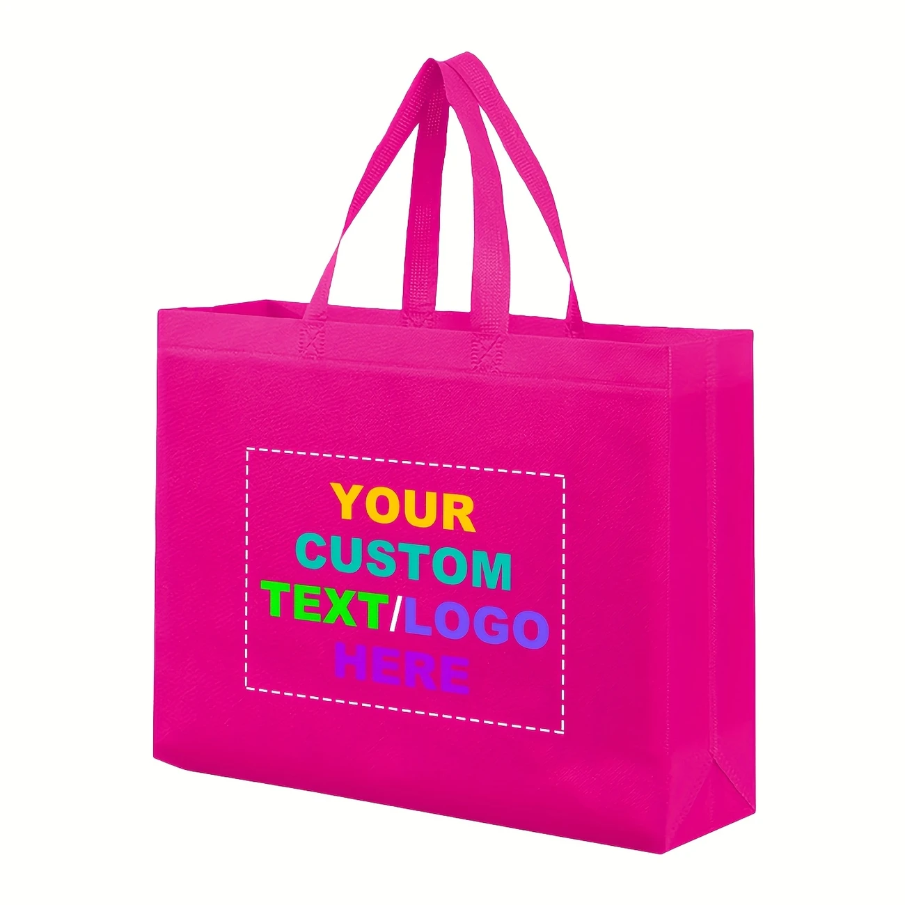 Non woven tote bag customized shopping eco-friendly bag packaging training class promotion customized advertising bag printing logo