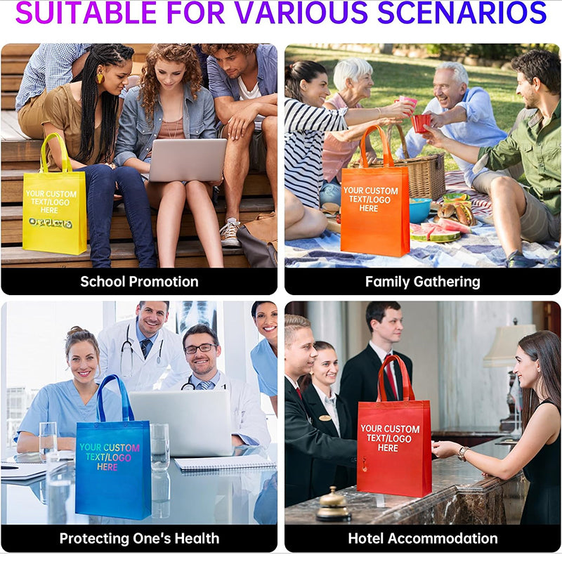 Non woven tote bag customization company enterprise advertisement Non woven bag Canvas environmentally friendly shopping bag customization logo