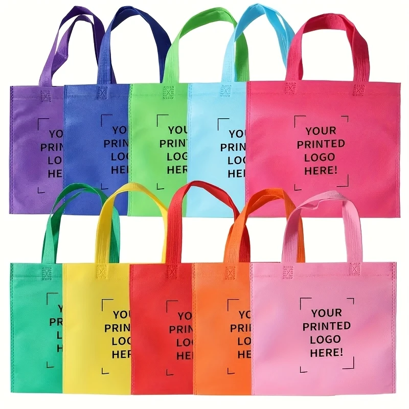 Customized non-woven bags, hand-held promotional bags, eco-friendly bags, customized logo printed canvas bags, shopping bags, urgent wholesale