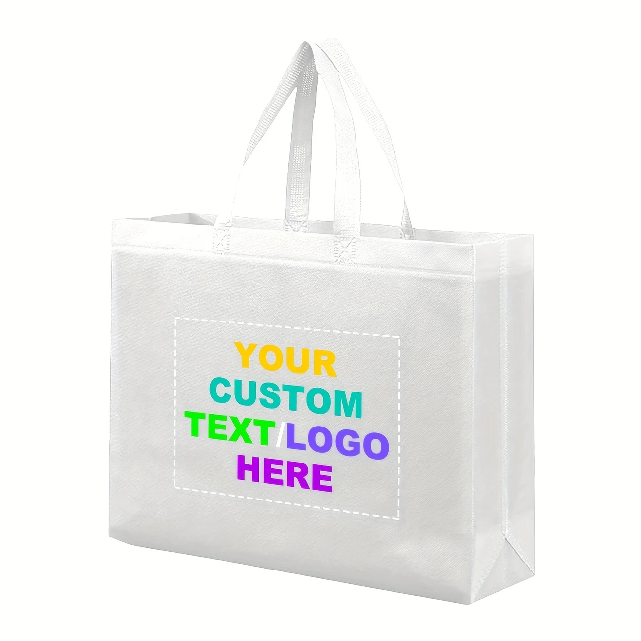 Non woven tote bag customized shopping eco-friendly bag packaging training class promotion customized advertising bag printing logo