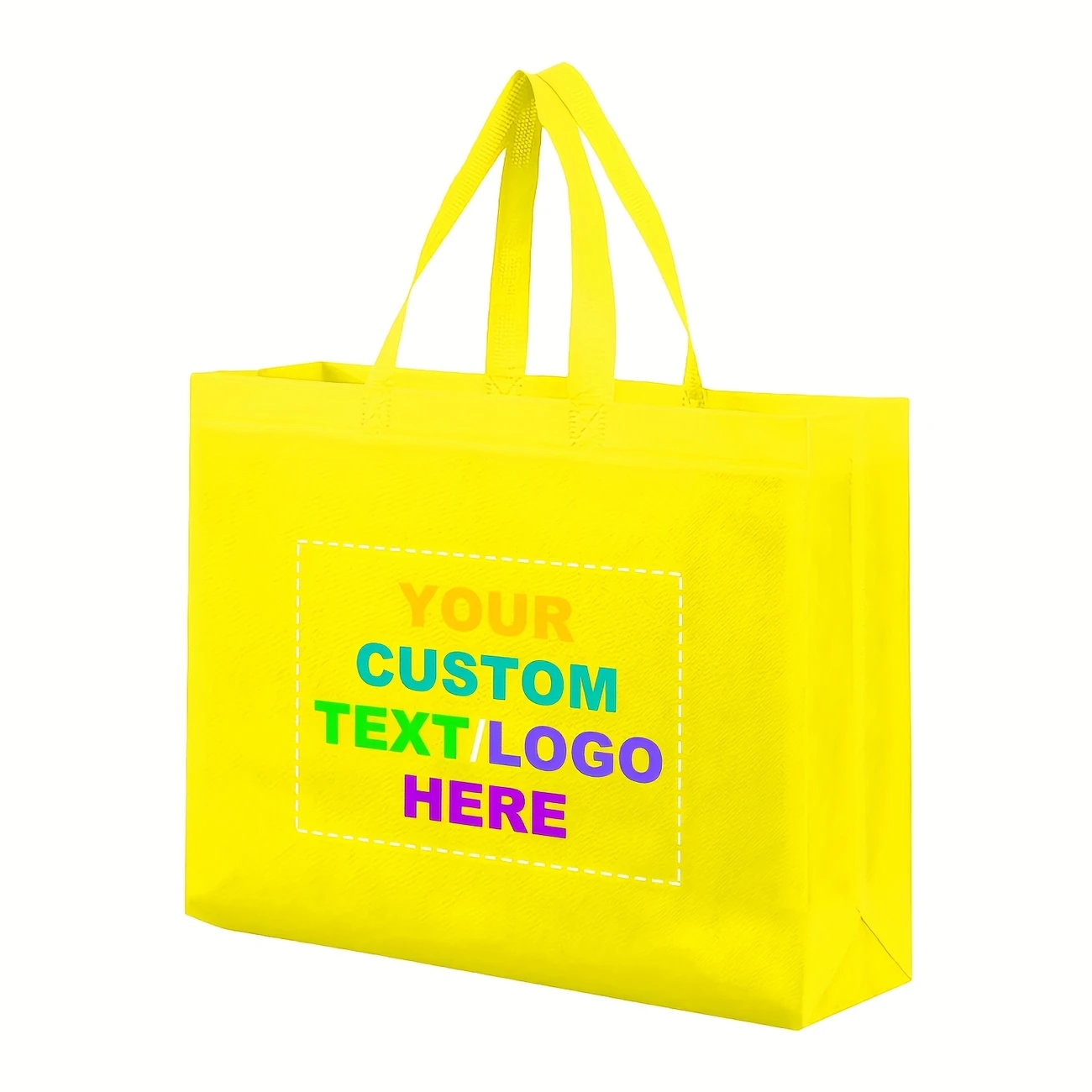 Non woven tote bag customized shopping eco-friendly bag packaging training class promotion customized advertising bag printing logo