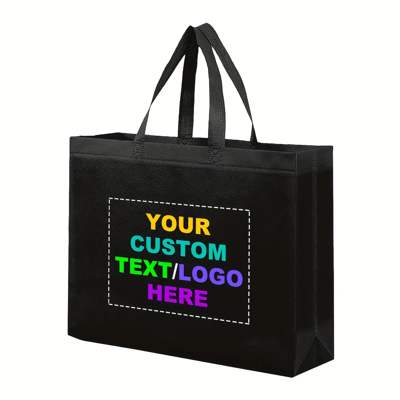 Non woven tote bag customized shopping eco-friendly bag packaging training class promotion customized advertising bag printing logo