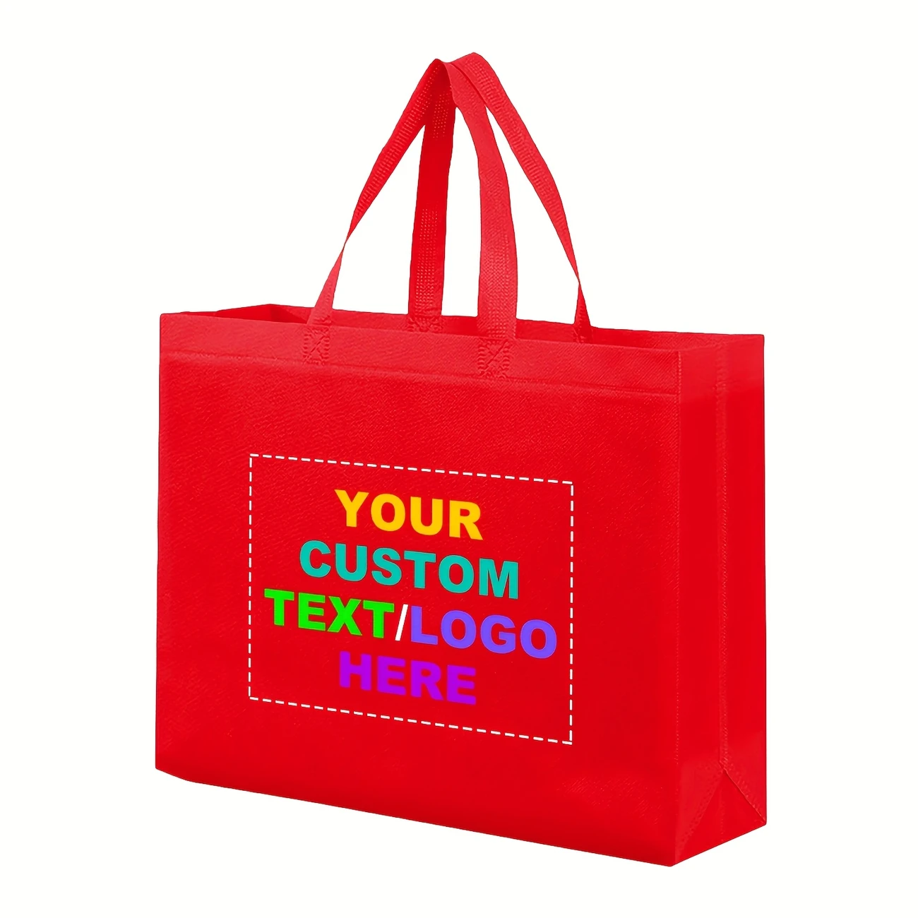 Non woven tote bag customized shopping eco-friendly bag packaging training class promotion customized advertising bag printing logo